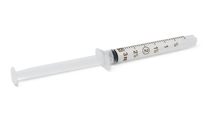 BD Syringe Only, 3mL, Luer-Lok™ Tip, Sterile, Individually Wrapped, 200/bx, 4bx/cs (Continental US Only)