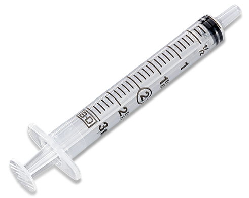 BD Syringe Only, 3mL, Slip Tip, 200/pk, 4 pk/cs (Continental US Only)