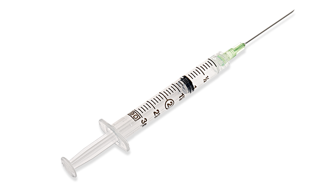 BD Syringe/ Needle Combination, 3mL, Luer-Lok™ Tip, 21G x 1½", 100/bx, 8 bx/cs (Continental US Only) - 21G, 1½"