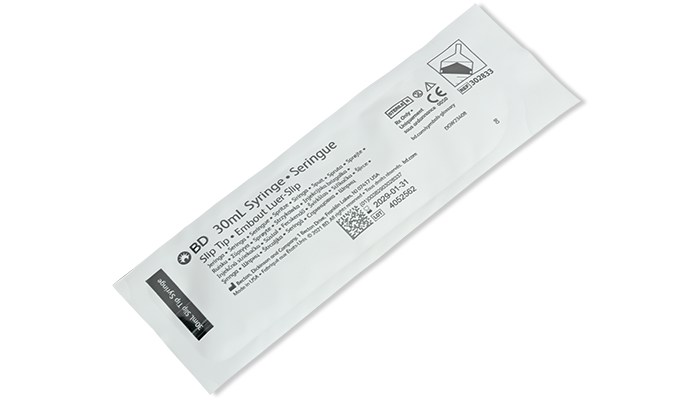BD Syringe Only, 30mL, Luer Slip Tip, 56/bx, 4 bx/cs (Continental US Only)