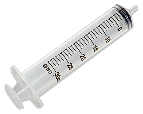BD Syringe Only, 30mL, Luer Slip Tip, 56/bx, 4 bx/cs (Continental US Only)