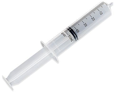 BD Syringe Only, 50mL, Luer Slip, 40/bx, 4 bx/cs (Continental US Only)