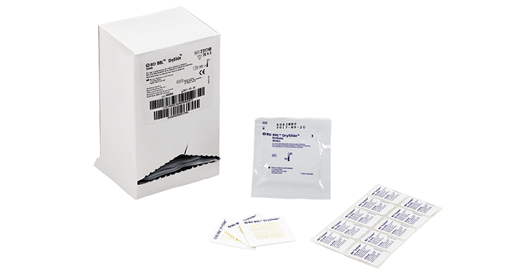BD BBL™ DrySlide™ Oxidase, 75/pk (Short-Dated; Non-Returnable) (Continental US Only)