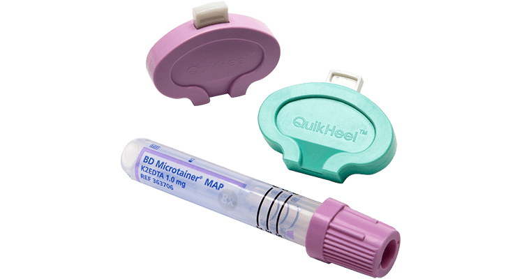 BD QuikHeel Preemie Lancet, Pink, .85mm Incision Depth, 1.75mm Incision Length, 50/pk, 4 pk/cs (Continental US Only) - Pink