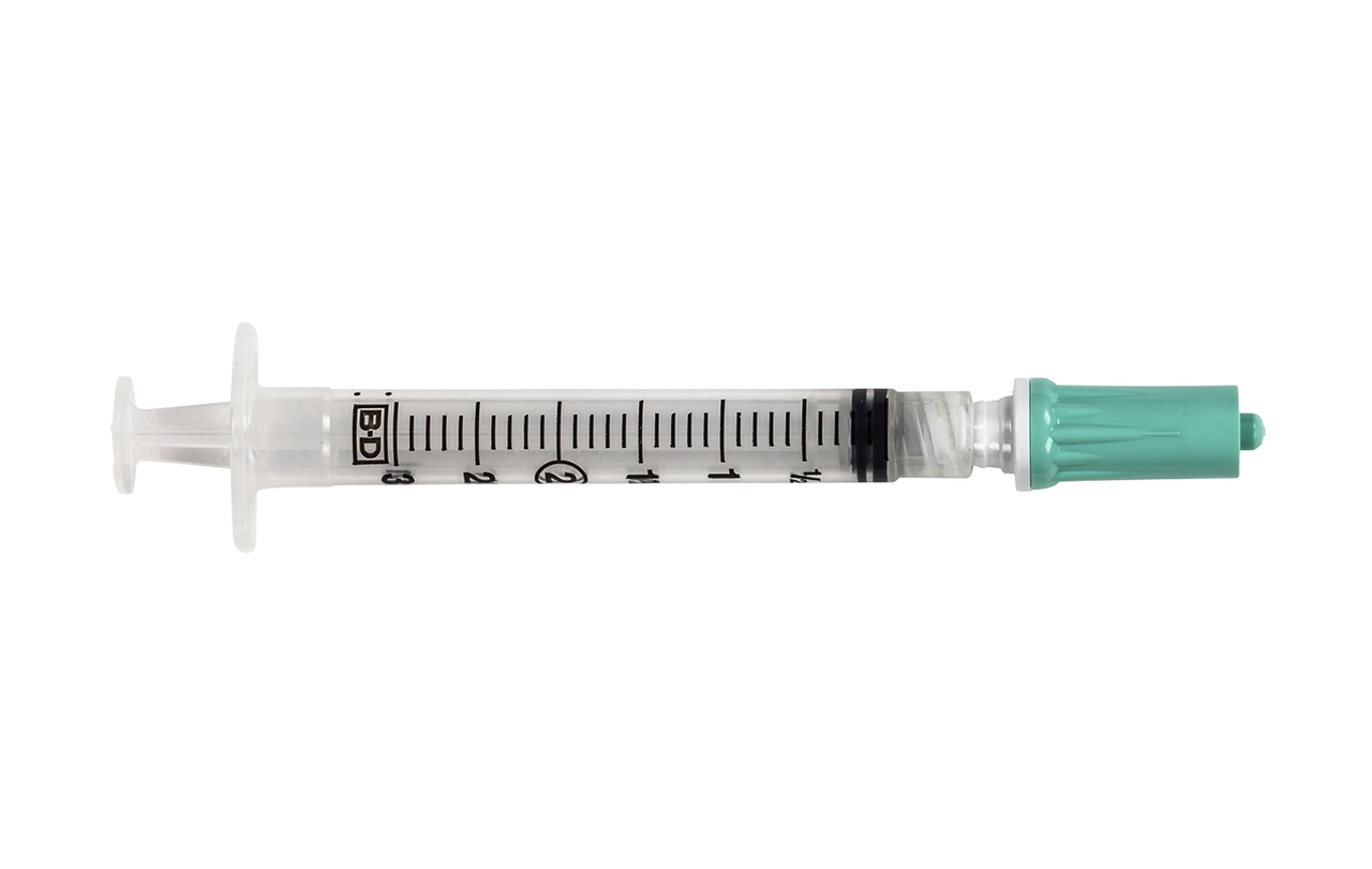 BD Texium™ Bonded Syringe, 3 ml, Needle-Free, Closed Male Luer, 100/cs (Continental US Only)