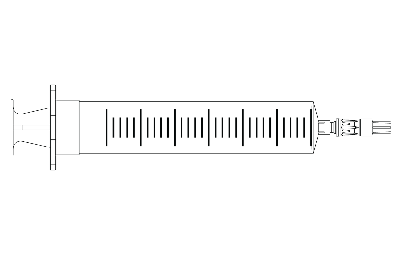 BD Texium™ Bonded Syringe, 30 ml, Needle-Free, Closed Male Luer, 50/cs (Continental US Only)