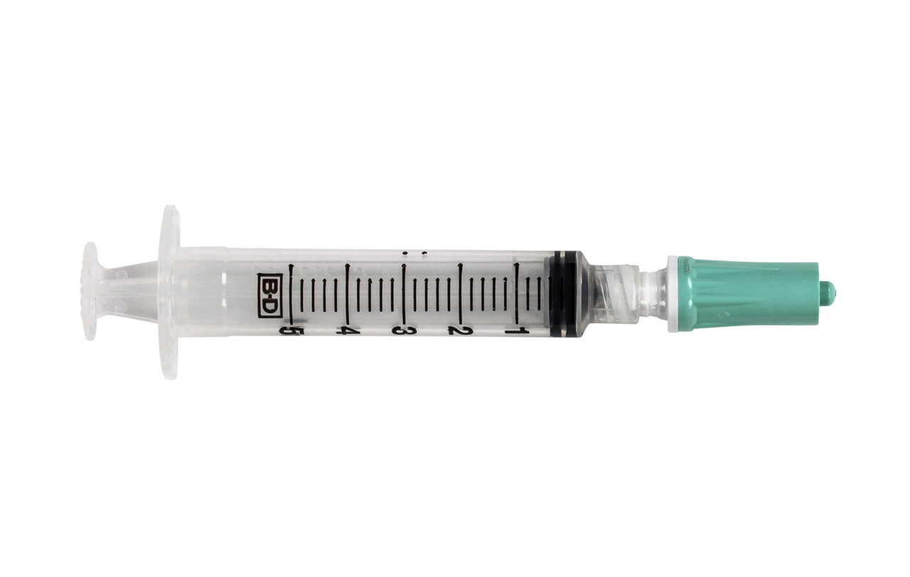 BD Texium™ Bonded Syringe, 5 ml, Needle-Free, Closed Male Luer, 100/cs (Continental US Only)