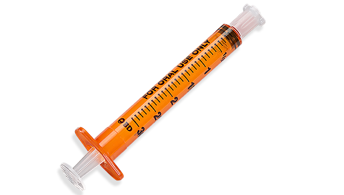 BD Oral Syringe, Amber, 3mL, Tip Cap, 100/pk, 5 pk/cs (Continental US Only)