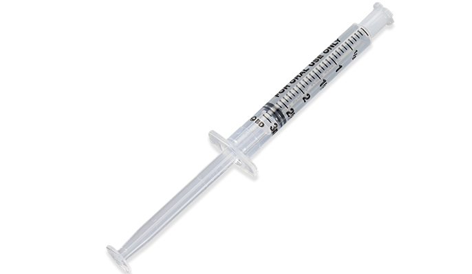 BD Oral Syringe, Clear, 3mL, Tip Cap, 100/pk, 5 pk/cs (Continental US Only) - Clear