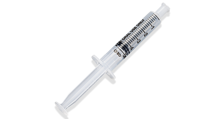 BD Oral Syringe, Clear, 5mL, Tip Cap, 100/pk, 5 pk/cs (Continental US Only) - Clear