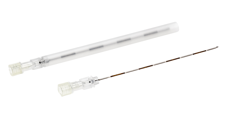 BD Tuohy Needle, 18G x 3½", No Wings, Modified Tuohy Point, 10/bx, 5 bx/cs (Continental US Only) - 18G, 3½"