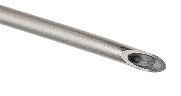 BD Tuohy Needle, 18G x 3½", No Wings, Modified Tuohy Point, 10/bx, 5 bx/cs (Continental US Only) - 18G, 3½"