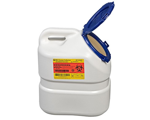 BD Collector, Pharmaceutical, 3 Gallon, Plug Cap, 12/cs (Continental US Only)
