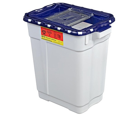 BD Collector, Pharmaceutical, 9 Gallon, Slide Top, 8/cs (Continental US Only)