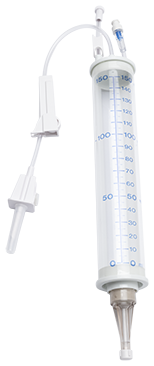 BD Gravity Administration Set, 150ml Burette (SmartSite™), Roller Clamp Add-On, 22" Length, 56cm Fluid Path, Not Made with DEHP, Sterile, 20/cs (Continental US Only) - 22"