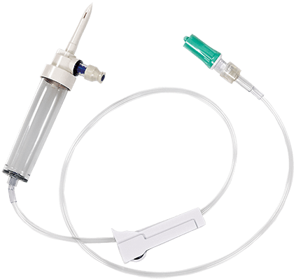 BD Gravity Administration Set, 150ml Burette (SmartSite™), Roller Clamp Add-On, 22" Length, 56cm Fluid Path, Not Made with DEHP, Sterile, 20/cs (Continental US Only) - 22"