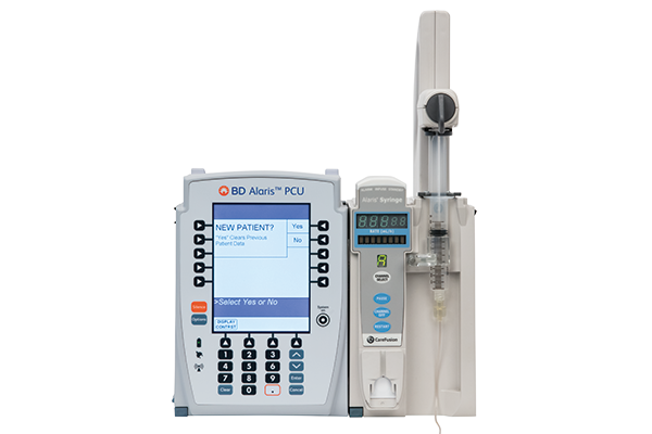 BD Alaris Syringe Module Set, Microbore, Pressure Sensing Disc, Slide Clamp, Fixed Male Luer Lock, Not Made w/ DEHP, 60" Length, 0.7 ml PV, Sterile, 100/cs (Continental US Only) - 60"