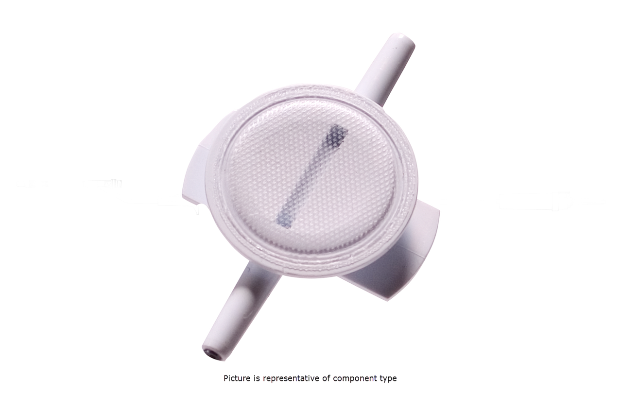 BD Alaris Syringe Module Set, Microbore, Pressure Sensing Disc, Slide Clamp, Fixed Male Luer Lock, Not Made w/ DEHP, 60" Length, 0.7 ml PV, Sterile, 100/cs (Continental US Only) - 60"