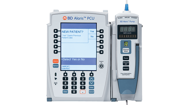 BD Alaris™ Pump Module Set, Roller Clamp, 2-Piece Male Luer Lock, 20 drop/L, 109" Length, 23 ml Fluid Path, Not Made with DEHP, Sterile, 20/cs (Continental US Only) - 109"