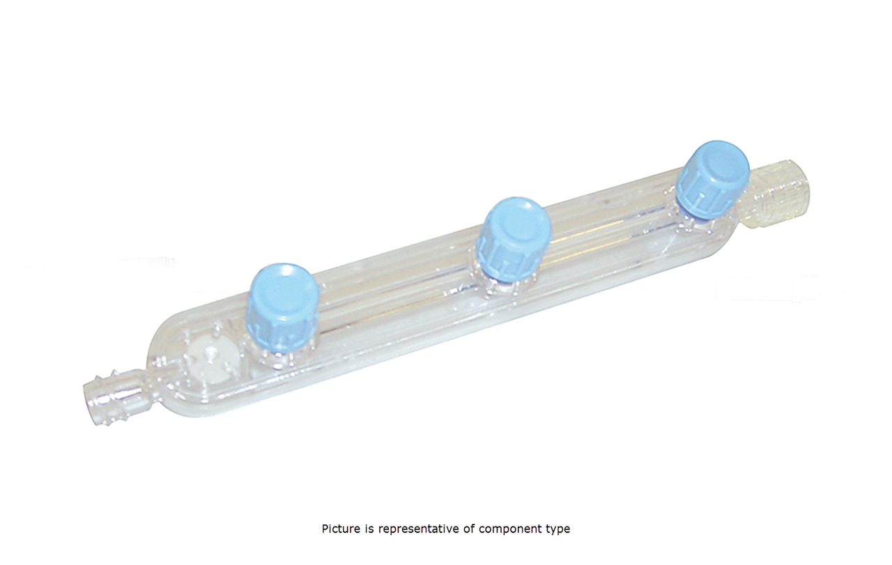 BD Extension Set, (3) Port Manifolde, Spin Male Luer Lock, Not Made with DEHP, 44" Length, 7ml PV, Sterile, 50/cs (Continental US Only) - 44"