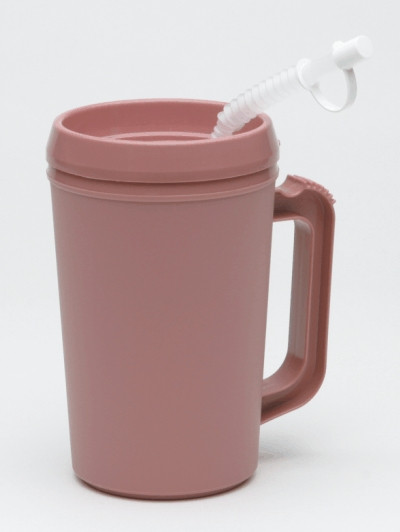 MEDEGEN INSULATED PITCHERS - Pitcher, Insulated, Straw & Lid, Rose, 22 oz, 48/cs (16 cs/plt)