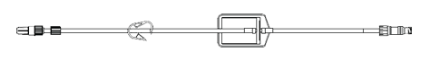 SmartSite™ Extension Set, low sorbing 1 SmartSite™ Needle-Free Connector 0.2 micron filter (1.72 sq. in low protein binding), pinch clamp