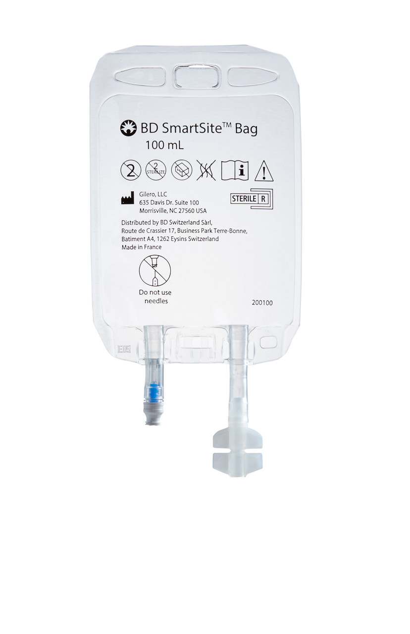 BD SmartSite™ Bag, 100 ml, 150/cs (Continental US Only)