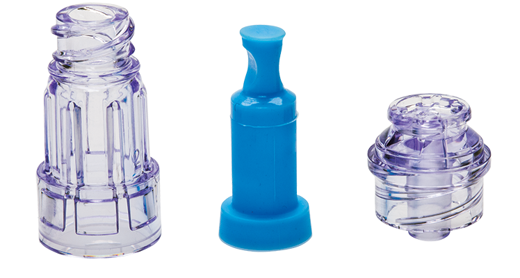 BD MaxZero Zero Reflux IV Connector, Not made with DEHP, 0.16 ml PV, 100/cs (Continental US Only)