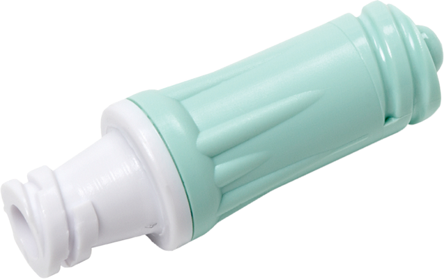 BD Texium® Closed Male Luer, 0.12 ml PV, PVC, DEHP Free, with Female Cap, 100/cs (Continental US Only)