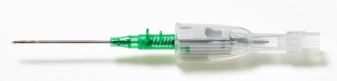 BD IV Catheter, Safety, 18G x 1.25", Straight, Multiguard™ Technology, Instaflash™ Needle Technology, Vialon™ Catheter Material, 50/bx, 4 bx/cs (Continental US Only) - 18G, 25"