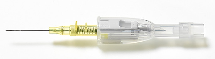 BD IV Catheter, Safety, 24G x 0.75", Straight, Multiguard™ Technology, Instaflash™ Needle Technology, Vialon™ Catheter Material, 50/bx, 4 bx/cs (Continental US Only) - 24G, 75"