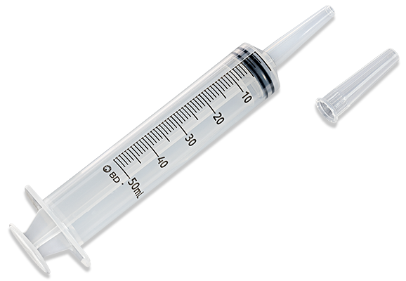 BD Catheter Tip Syringe, Tip Shield, 50mL, 40/bx, 4 bx/cs (Continental US Only)
