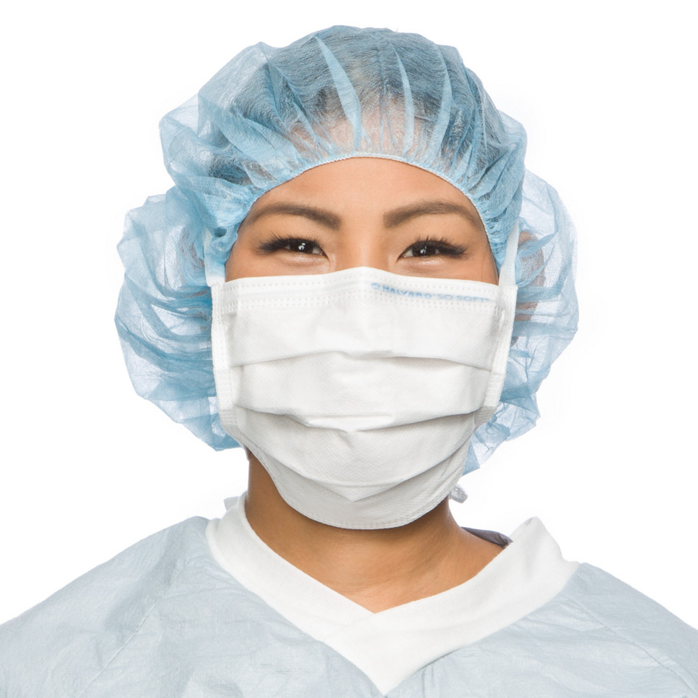 HALYARD STANDARD FACE MASKS - SO SOFT Surgical Mask, White, 50/pkg, 6 pkg/cs (US Only)