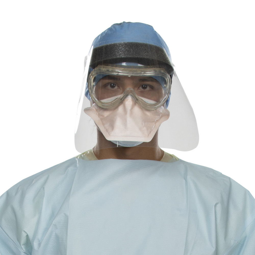 HALYARD FACE MASK ACCESSORIES - GUARDALL SHIELD™ Full Length Visor Only, Clear, 40/cs (US Only)