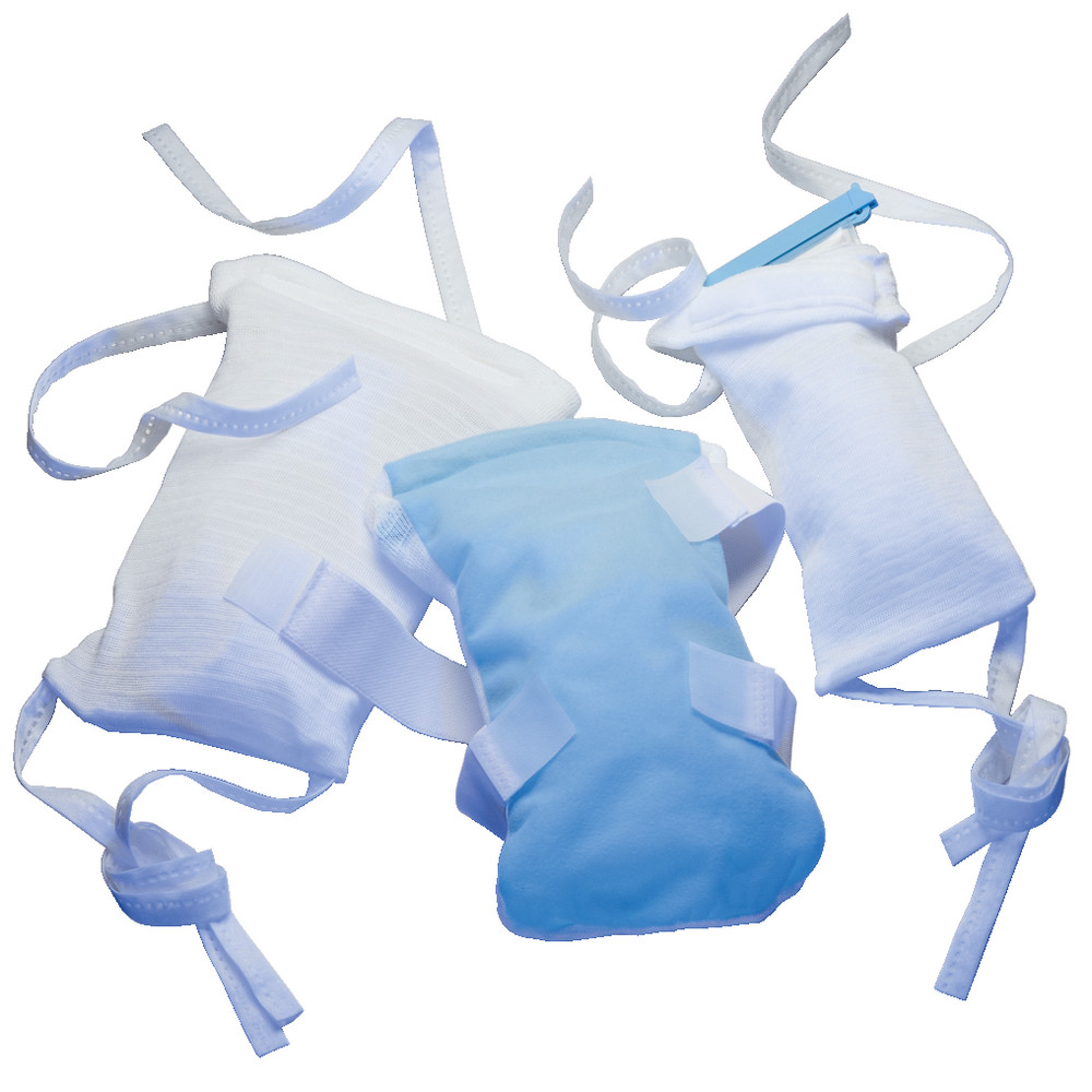 HALYARD SOFT'N COLD ICE PACK - Ice Pack, 4¼" x 10½", Clip Closure, 4 Ties, 20/bx, 2 bx/cs (US Only)