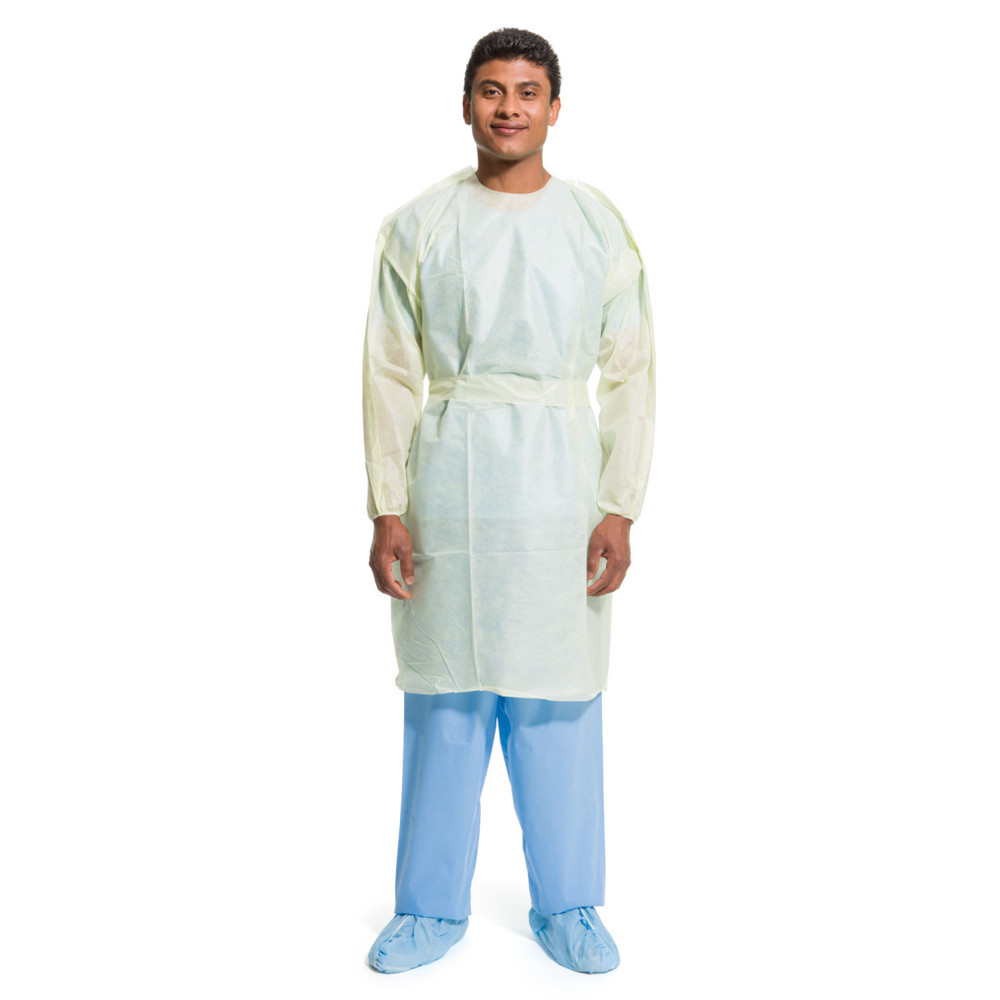 HALYARD SPUNCARE™ COVER GOWN - Cover Gown, Yellow, AAMI 2, 100/cs (US Only)