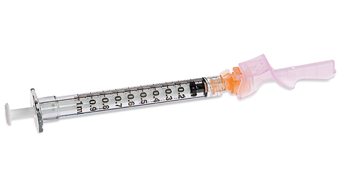 BD Needle, 25G x 5/8", 1mL, Luer-Lok™ Syringe, Detachable Needle, 50/bx, 6 bx/cs (Continental US Only) - 25G, 5/8"