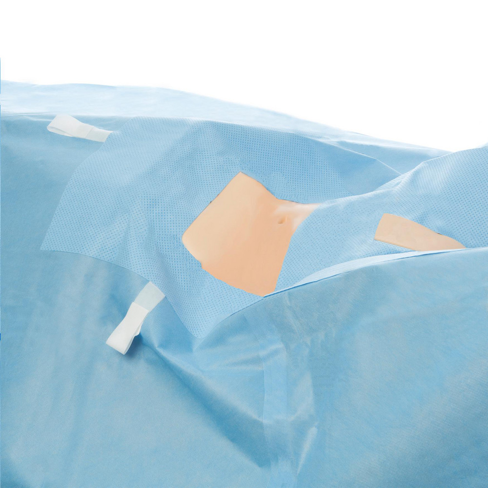 HALYARD DRAPES - Laparoscopy/ Lithotomy Drape with Instrument Pouches, 104" x 35" x 35", Sterile, 15/cs (US Only)