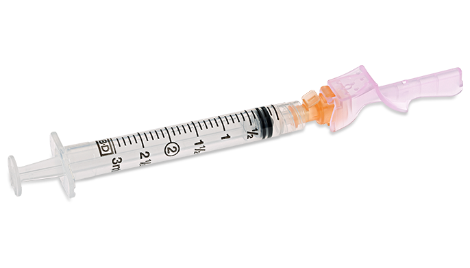 BD Needle, 25G x 5/8", 3mL, Luer-Lok™ Syringe, Detachable Needle, 50/bx, 6 bx/cs (Continental US Only) - 25G, 5/8"