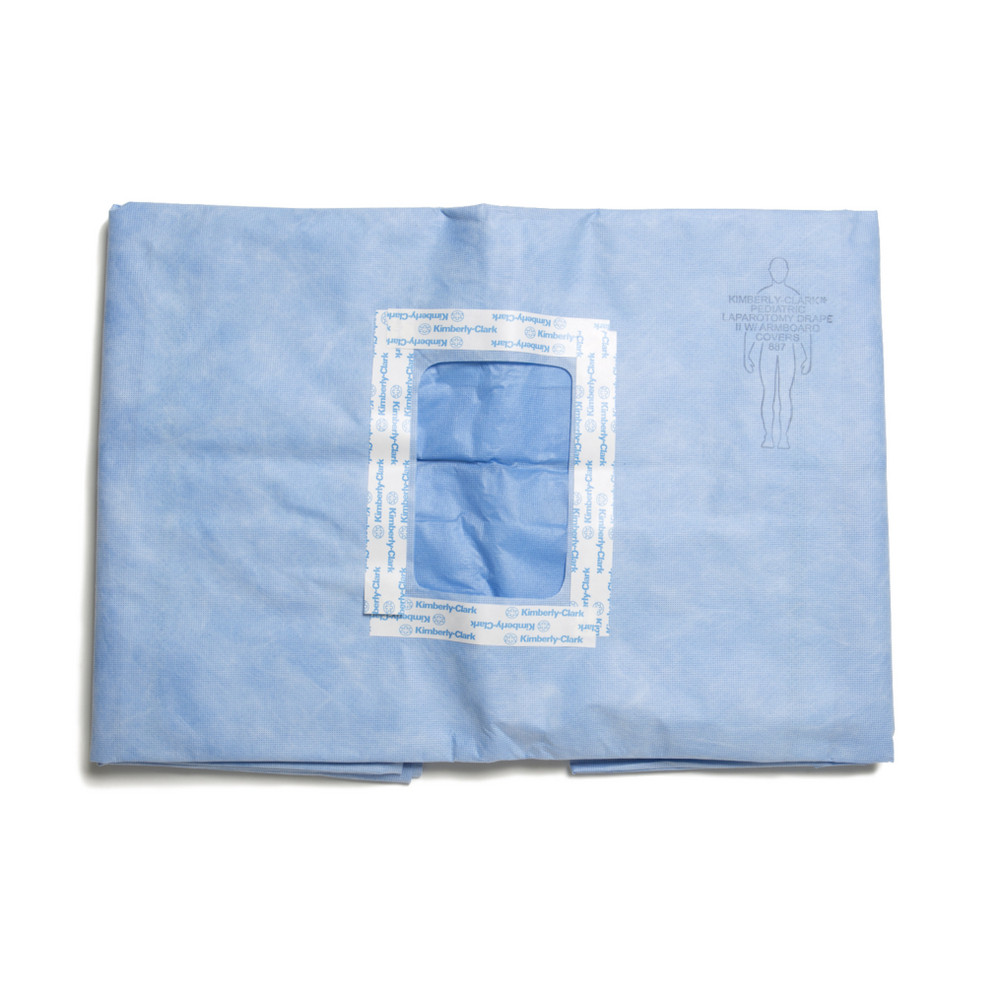 HALYARD DRAPES - Laparotomy Drape II, Pediatric, 74" x 124", Sterile, 16/cs (US Only)