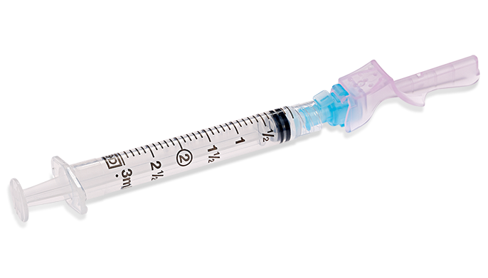 BD Syringe with Eclipse™ Needle, 3 ml, Luer Lock, 23G x 1.5", RB, Thin Wall, 50/pk, 6 pk/cs (Continental US Only) - 23G, 5"