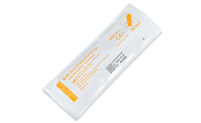 BD Enteral Syringe, 20mL, 48/pk, 4 pk/cs (Continental US Only)