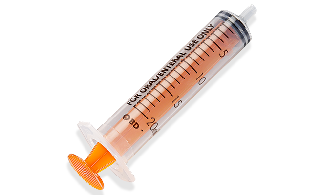 BD Enteral Syringe, 20mL, 48/pk, 4 pk/cs (Continental US Only)