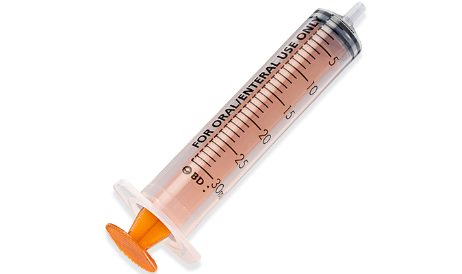 BD Enteral Syringe, 30mL, 56/pk, 4 pk/cs (Continental US Only)