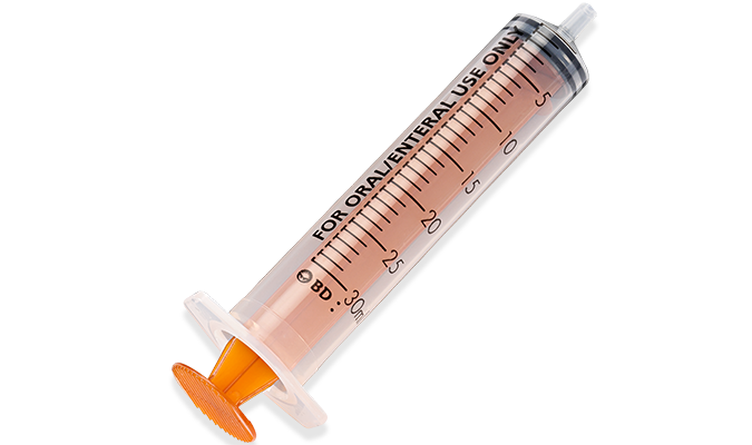 BD Enteral Syringe, 30mL, 56/pk, 4 pk/cs (Continental US Only)