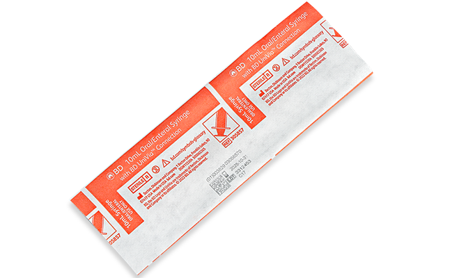 BD Enteral Syringe, UniVia™ Connector, 10mL, 100/pk, 4 pk/cs (Continental US Only)