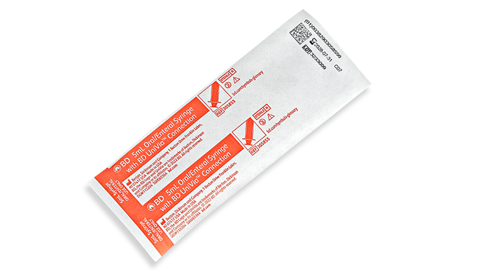 BD Enteral Syringe, UniVia™ Connector, 5mL, 125/pk, 4 pk/cs (Continental US Only)