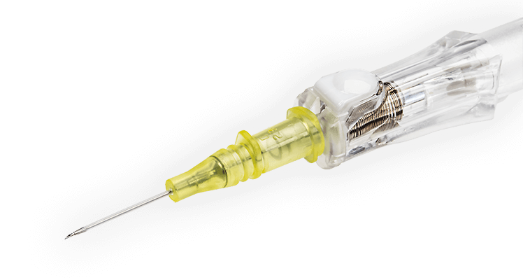 BD IV Catheter, 24G x .56", Yellow, 50/bx, 4 bx/cs (Continental US Only) - 24G, 56", Yellow