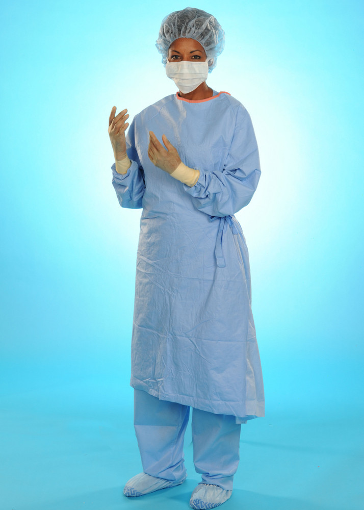 HALYARD AERO BLUE PERFORMANCE SURGICAL GOWNS - Aero Blue Surgical Gown, Small/Medium, 34/cs (US Only)