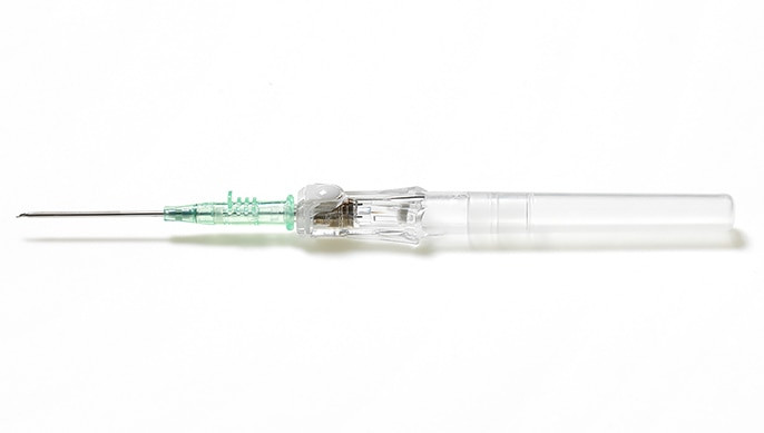 BD IV Catheter, 18G x 1.16", Green, BC Shielded, 50/bx, 4 bx/cs (Continental US Only) - 18G, 16", Green